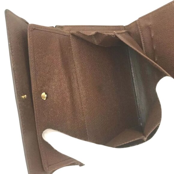 893183BJ (L1) Louis Vuitton Wallet Porte Tresor Etui Papiers Brown Monogram - Picture 7 of 9